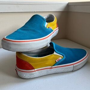 Bart Simpson Simpsons x Vans Slip-On Suede Pop Cush Size 10 Mens